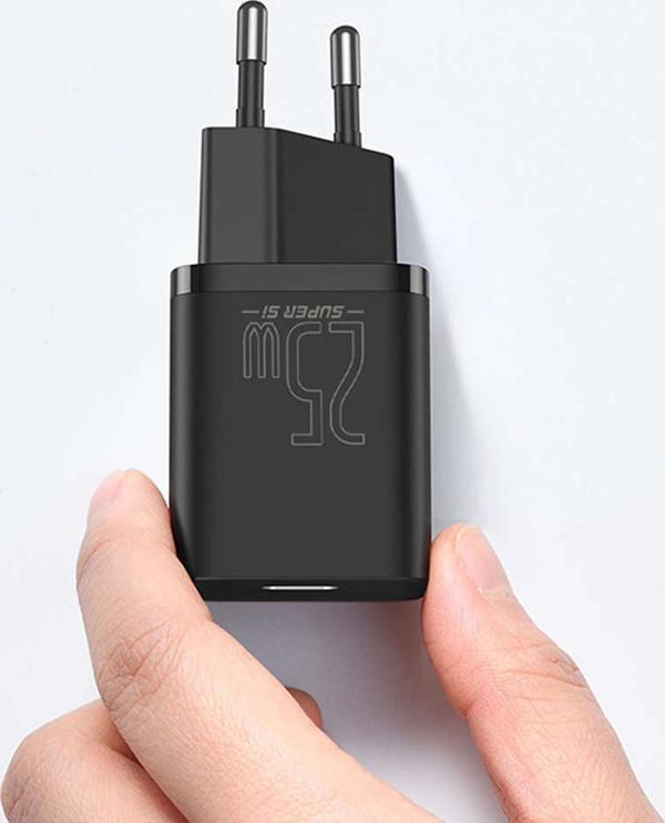 Φορτιστής Baseus Super Si 2x USB-C 3 A (BSU3039)
