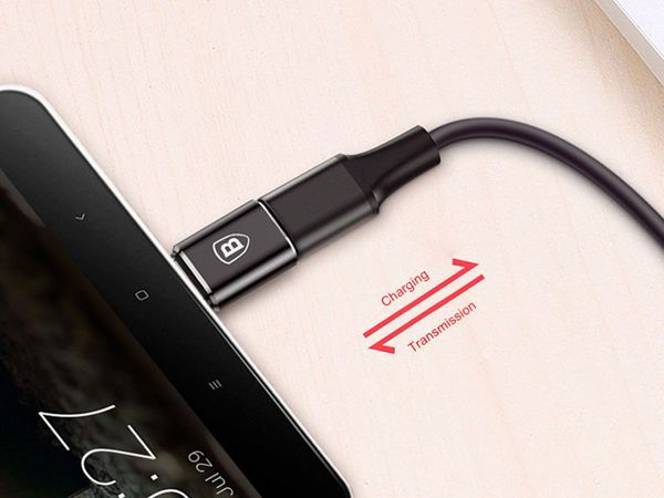 Baseus Μετατροπέας USB-C male σε micro USB female (CAMOTG-01) (BASCAMOTG-01)