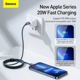Καλώδιο USB Baseus USB-C - Lightning 1.2 m Μαύρο (FD-2141-6932172602741)
