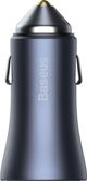 Baseus Golden Contactor Pro car charger, USB + USB-C, QC4.0+, PD, SCP, 40W (gray)
