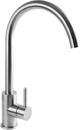 Μπαταρία κουζίνας Omnires Albany επιτραπέζια inox (AB1450)