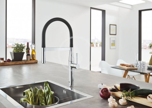 Μπαταρία κουζίνας Grohe Μπαταρία κουζίνας Essence Μονοχειριστήριο 1/2