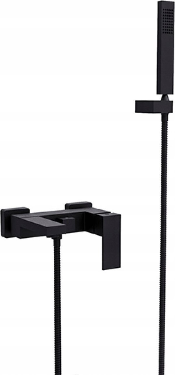 Μπαταρία νιπτήρα Besco Bathroom faucet Besco Modern Varium με ντους, μαύρο ματ BW-MVS-CZ