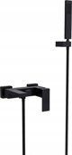 Μπαταρία νιπτήρα Besco Bathroom faucet Besco Modern Varium με ντους, μαύρο ματ BW-MVS-CZ