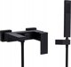 Μπαταρία νιπτήρα Besco Bathroom faucet Besco Modern Varium με ντους, μαύρο ματ BW-MVS-CZ