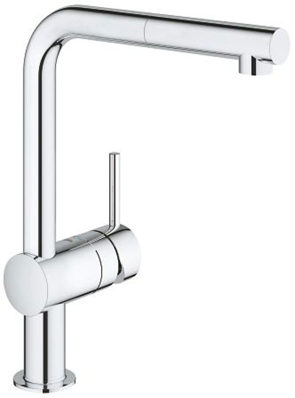 Μπαταρία κουζίνας Grohe Minta επιτραπέζια χρώμιο (32168000)