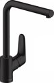 Μπαταρία κουζίνας Hansgrohe Kitchen faucet Hansgrohe Focus M41 μαύρο 31817670