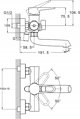 Μπαταρία νιπτήρα Besco Bathroom faucet ZEGOR PUD3-A045YB, μαύρο ματ