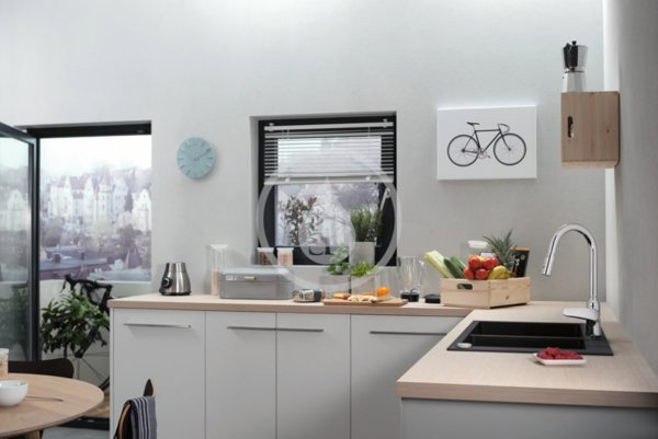 Μπαταρία κουζίνας Hansgrohe Kitchen faucet with pull-out hose Hansgrohe Focus M42, 71820000