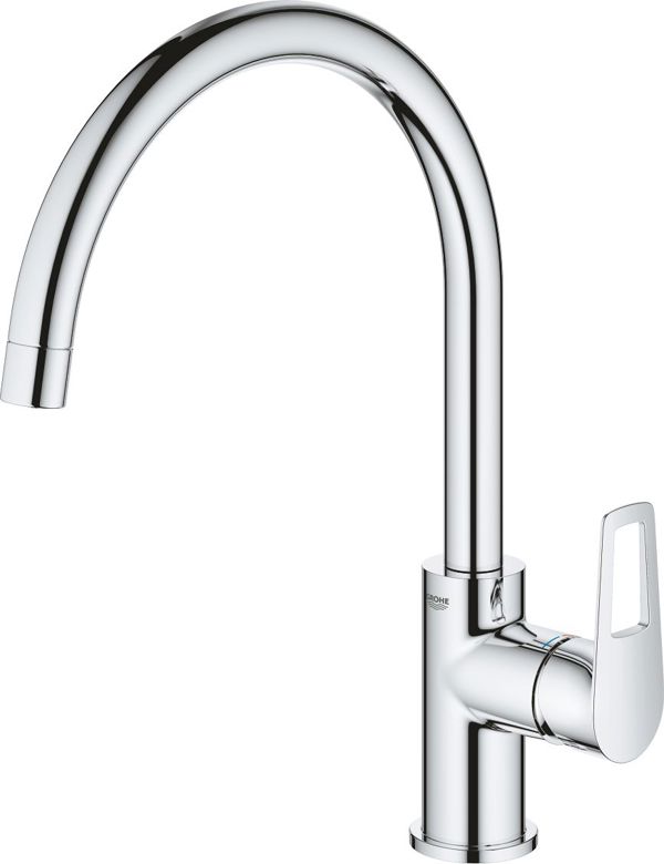 Μπαταρία κουζίνας Grohe BauLoop επιτραπέζια χρώμιο (31368001)