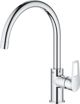 Μπαταρία κουζίνας Grohe BauLoop επιτραπέζια χρώμιο (31368001)