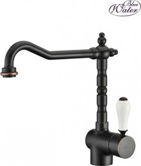 Μπαταρία κουζίνας Blue Water Faucet BlueWater Σικελία μαύρο χαλκό