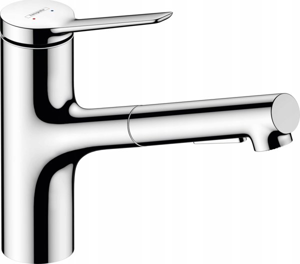 Μπαταρία κουζίνας Hansgrohe Νεροχύτης βρύση Hansgrohe Zesis M33, 74802800, ανοξείδωτο ατσάλι