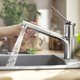 Μπαταρία κουζίνας Hansgrohe Νεροχύτης βρύση Hansgrohe Zesis M33, 74802800, ανοξείδωτο ατσάλι