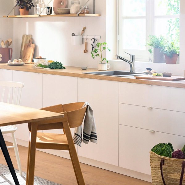 Μπαταρία κουζίνας Hansgrohe Νεροχύτης βρύση Hansgrohe Zesis M33, 74802800, ανοξείδωτο ατσάλι