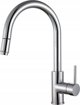 Μπαταρία κουζίνας Sourcing Kitchen faucet with pull-out hose Alveus Delos chrome