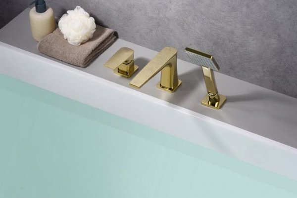 Μπαταρία μπανιέρας Blue Water Μπαταρία μπανιέρας 3-οπή MONACO MON-BWW.080 χρώμα ΧΡΥΣΟ