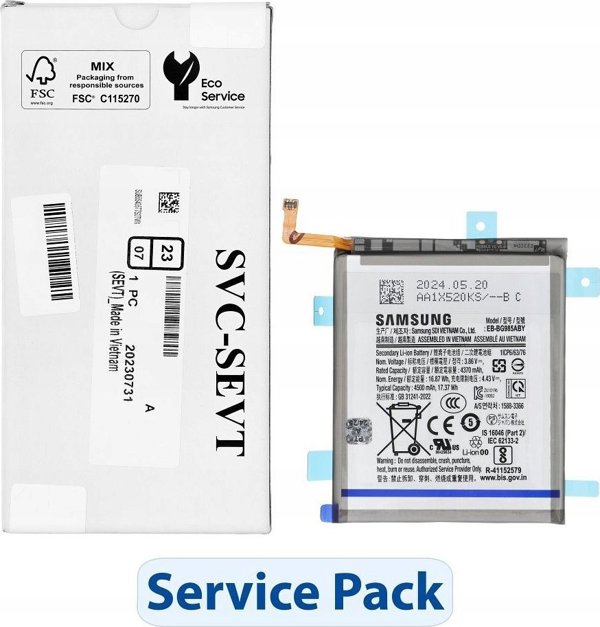 Μπαταρία Samsung ServicePack Μπαταρία EB-BG985ABY για SAMSUNG S20 Plus G985/G986 GH82-22133A