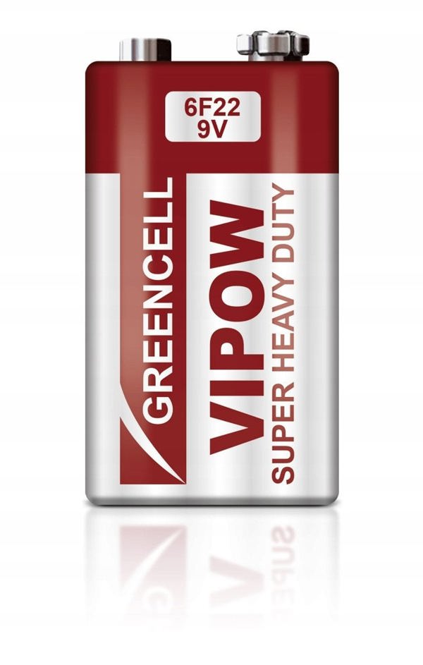 Μπαταρία Ψευδαργύρου-Άνθρακα VIPOW 6F22