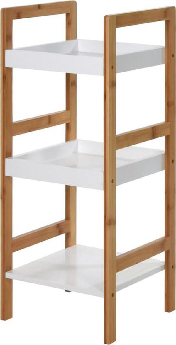 Επιδαπέδια ραφιέρα μπάνιου Bathroom Solutions Ξύλο Μπαμπού, με 3 ράφια, 30x30x72cm 8719987842436