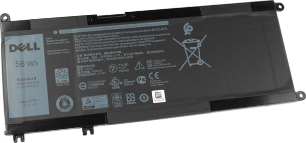 Μπαταρία Laptop Dell 33YDH 56Wh 3500mAh 4-Cell Συμβατή - Νέα Παραγωγή 2023