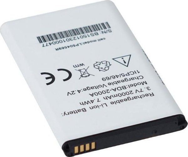 Μπαταρία CoreParts για Doro MOBX-BAT-DEP825SL, 45.2x72x5.1mm, Μαύρο