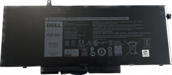 Μπαταρία Dell Battery, 68WHR, 4 Cell,