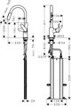 Μπαταρία κουζίνας Hansgrohe Kitchen faucet with pull-out hose Hansgrohe 73880800