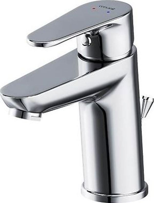 Cersanit Libra Μπαταρία Νιπτήρα Επιτραπέζια Χρώμιο (S951-408)