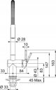 Μπαταρία κουζίνας Franke Mixer Franke 115.0653.407