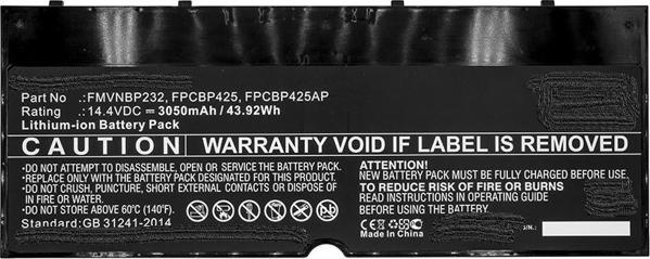 Μπαταρία Laptop CoreParts MBXFU-BA0027 για Fujitsu LifeBook T904, T904U, T935, U745