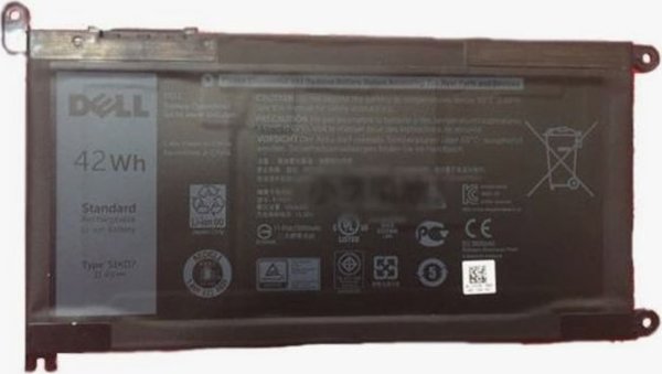 Μπαταρία Laptop Dell BTRY PRI 42WHR 3C LITH LGC 3500mAh Γνήσια Li-Ion