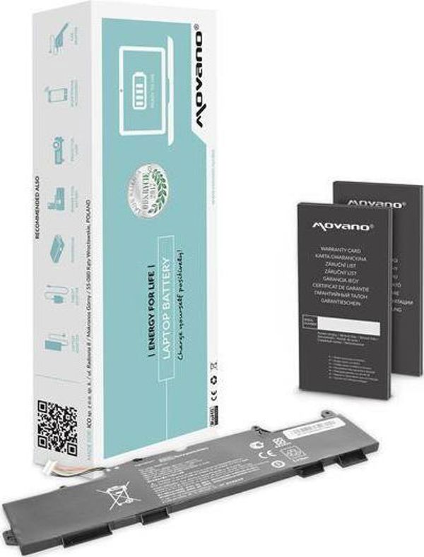 Μπαταρία Laptop Movano για HP EliteBook 735, 745, 840 G5, 11.4V, 4100mAh