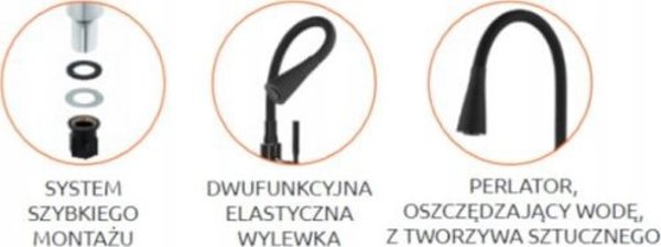 Μπαταρία κουζίνας Invena Invena μπαταρία κουζίνας Pogo Plus μπεζ BZ-80-P03