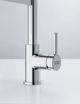 Franke Μπαταρία Κουζίνας Lina Semi-Pro 115.0626.085, με Συρόμενο Στόμιο, Ύψος 41cm, Μαύρη