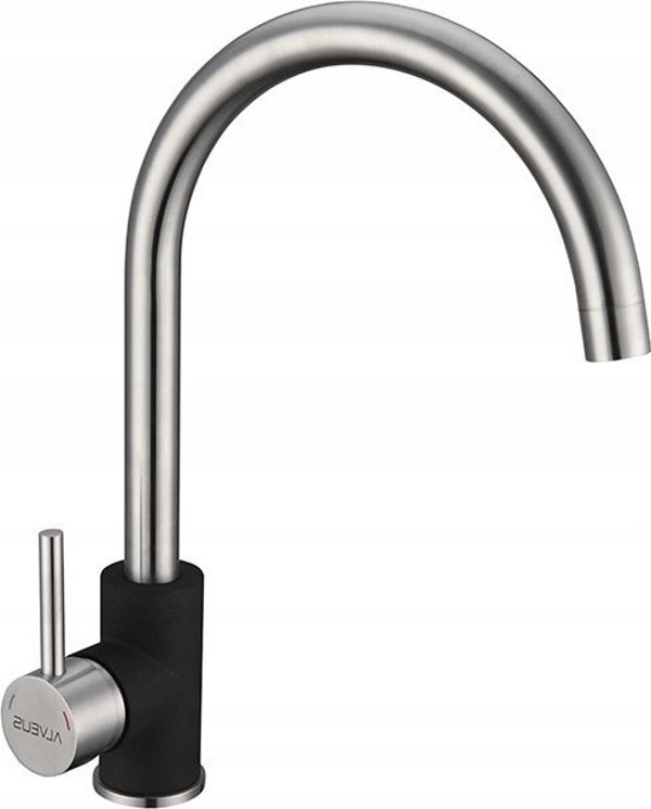 Μπαταρία κουζίνας Sourcing Kitchen faucet Alveus ELZA G05M μαύρο μεταλλικό, 2090305