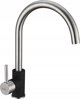 Μπαταρία κουζίνας Sourcing Kitchen faucet Alveus ELZA G05M μαύρο μεταλλικό, 2090305