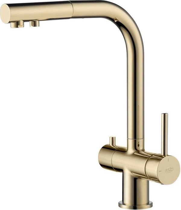 Μπαταρία κουζίνας Blue Water Apala επιτραπέζια χρυσή (BW-5901730616262)
