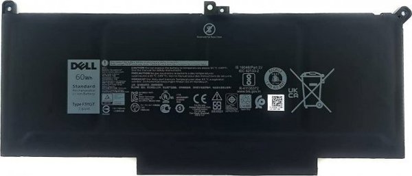 Dell Μπαταρία Laptop F3YGT 60Wh 7500mAh για Dell Latitude 7480 / 7490 - Γνήσια