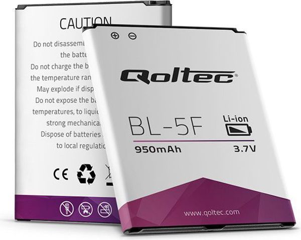 Μπαταρία QOLTEC για Nokia BL-5F - (52029.BL-5F)