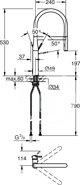 Μπαταρία κουζίνας Grohe GROHE ESSENCE ΑΝΟΞΕΙΔΩΤΟ ΑΤΣΑΛΙ. 30294DC0