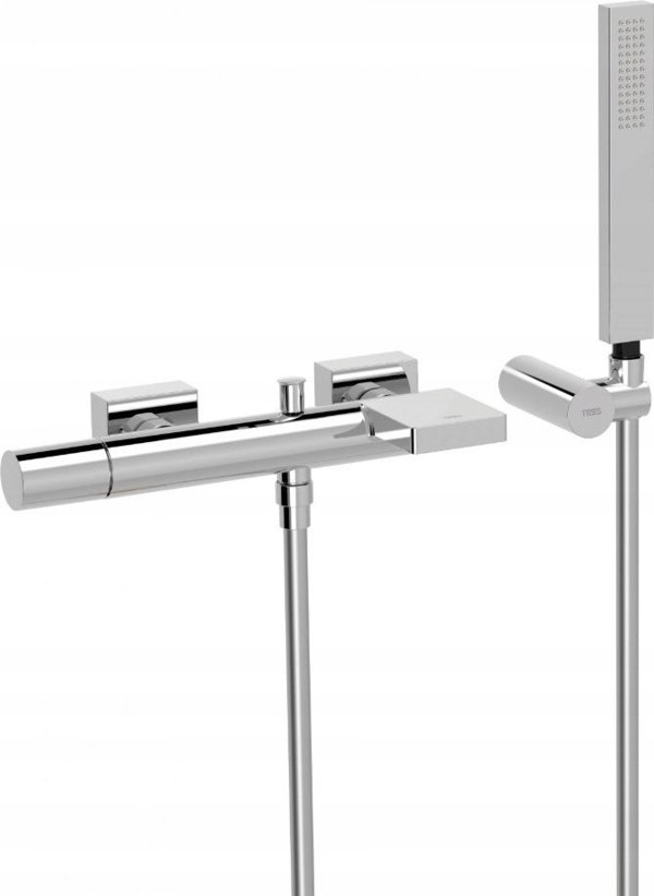 Μπαταρία ντους Tres Shower faucet with shower TRES PROJECT 211.170.01CR