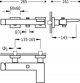 Μπαταρία ντους Tres Shower faucet with shower TRES PROJECT 211.170.01CR