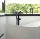 Μπαταρία νιπτήρα Besco Bathroom faucet from Floor Decco, μαύρο, Besco BW-DI-CZ