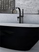 Μπαταρία νιπτήρα Besco Bathroom faucet from Floor Decco, μαύρο, Besco BW-DI-CZ