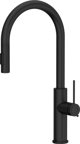 Quadron Μπαταρία Κουζίνας Jennifer Q Line Slim SteelQ, Σταθερή, Μαύρη (3623510_BLM)