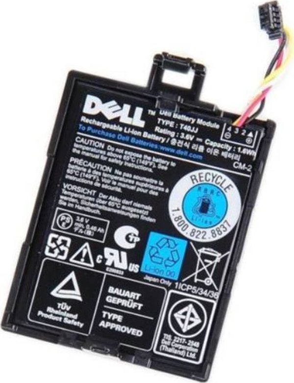Dell Μπαταρία για PERC Controller, 2.6WHR, 1 Cell, Γνήσια Μπαταρία για Dell Server Hardware