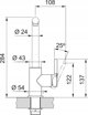 Μπαταρία κουζίνας Franke Sink faucet Franke LINA L 115.0693.393
