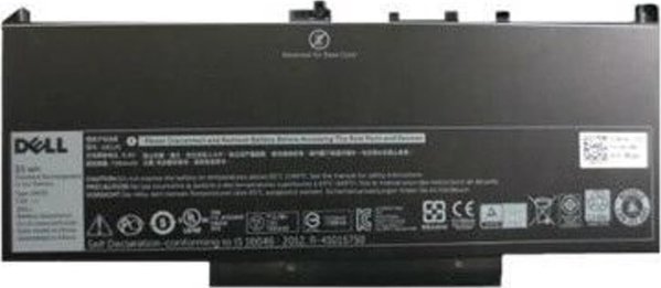 Dell Μπαταρία Laptop J60J5 4-Cell 55Wh 6880mAh Γνήσια - Συμβατή με Dell Notebooks