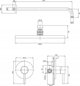 Μπαταρία ντους Sourcing Concealed shower system Omnires SYSY36GR, γραφίτης